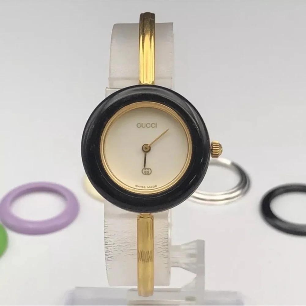 Gucci Luxury Watch 19k Gold Plated Statement Piece